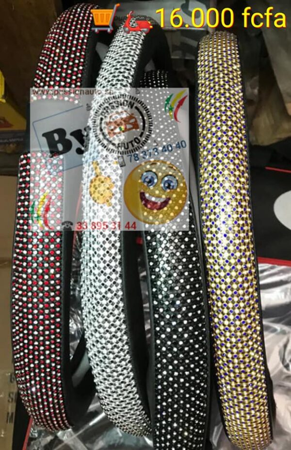 Couvre volant bling bling multicolore