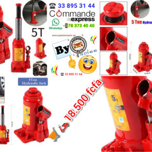 Cric hydraulique 5 tonnes