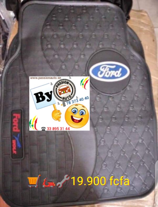 Tapis sol griffé logo Ford