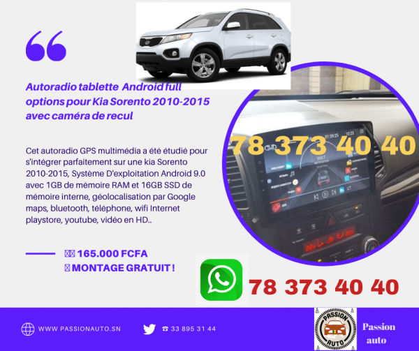 Android auto & carplay kia sorento 2011 - 2014