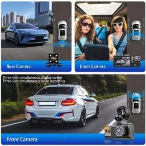 Dashcam 3 caméra